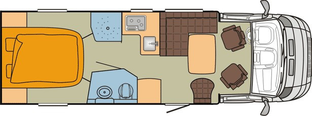 Nya husbilar i lager | Modern teknik och komfort | Bürstner Solano T 727